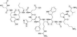 chemical structure of melanotan-I